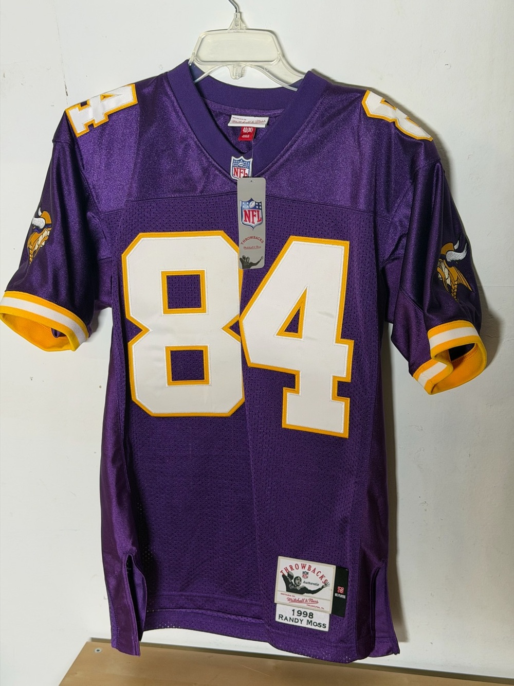 Mitchell & Ness Randy Moss Minnesota Vikings 1998 Authentic Jersey Size 40 M NWT